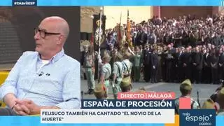 Un colaborador de 'Espejo Público', emocionado por el Jueves Santo y La Legión: "Me siento orgulloso"