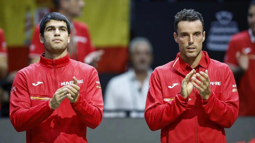 Carlos Alcaraz y Roberto Bautista.