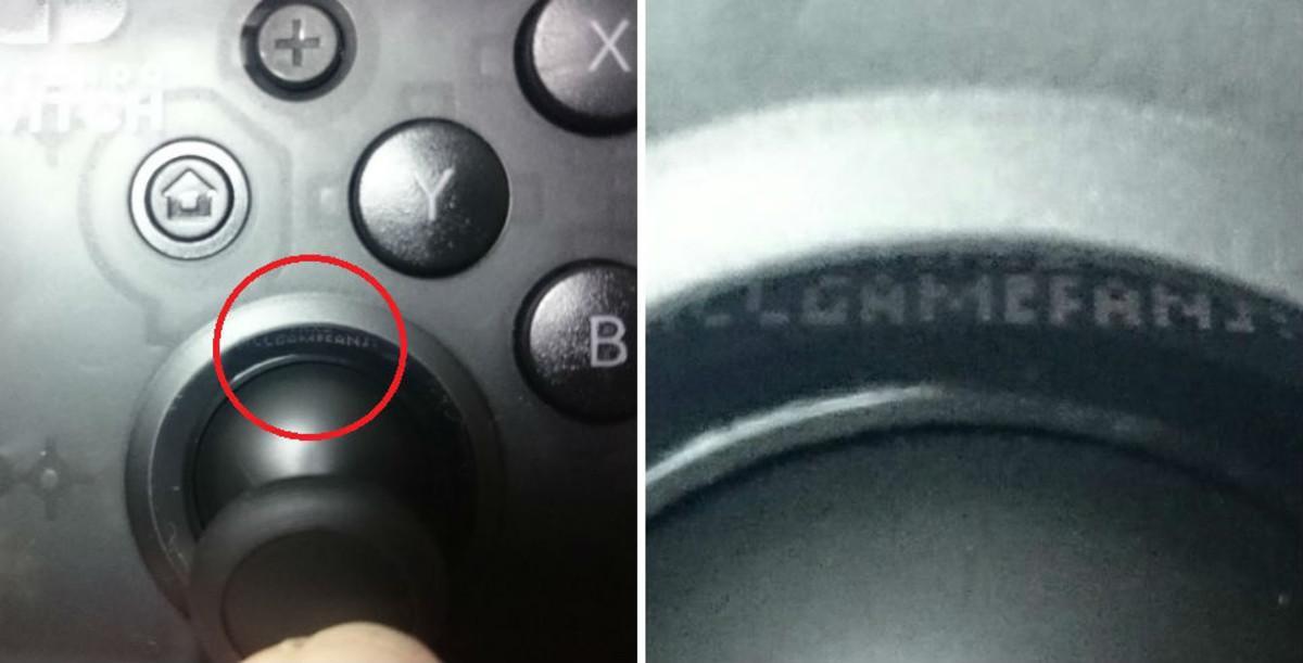 El mando Pro de Nintendo Switch esconde un mensaje secreto