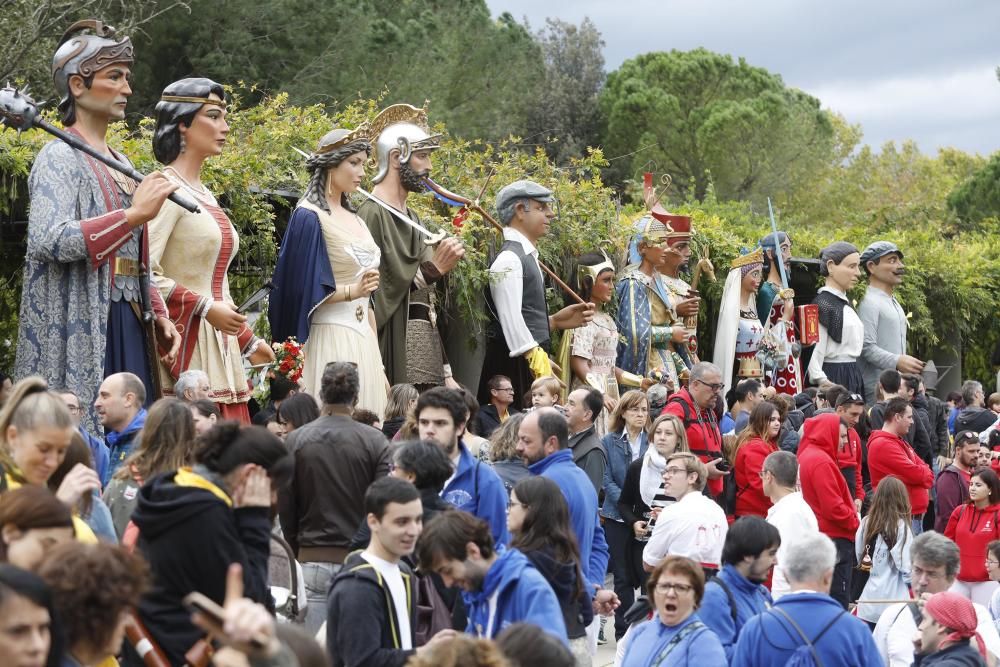 Trobada gegantera a les Fires de Girona