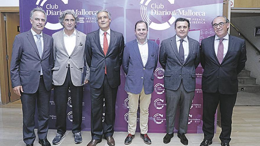 José Ramón Fragoso, Joan Buades, Raúl González, Josep Mallol, Aurelio Vázquez y José Manuel Atiénzar.