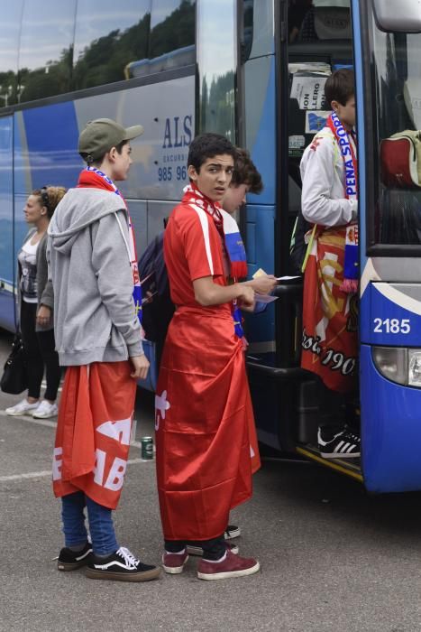 La Mareona en Valladolid para el play off del Sporting