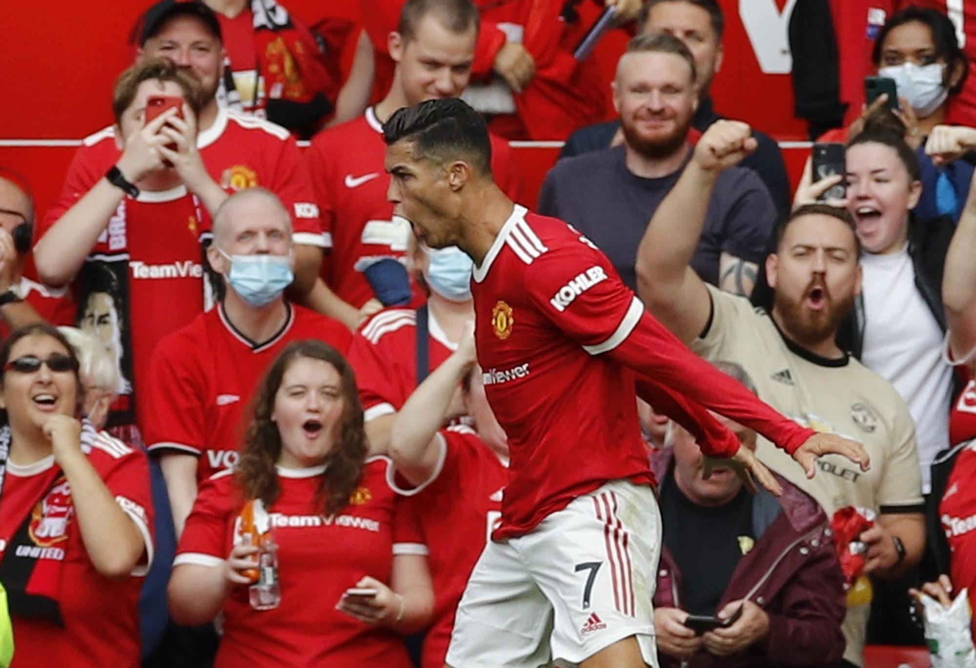 Cristiano Ronaldo se estrena de nuevo con el Manchester United