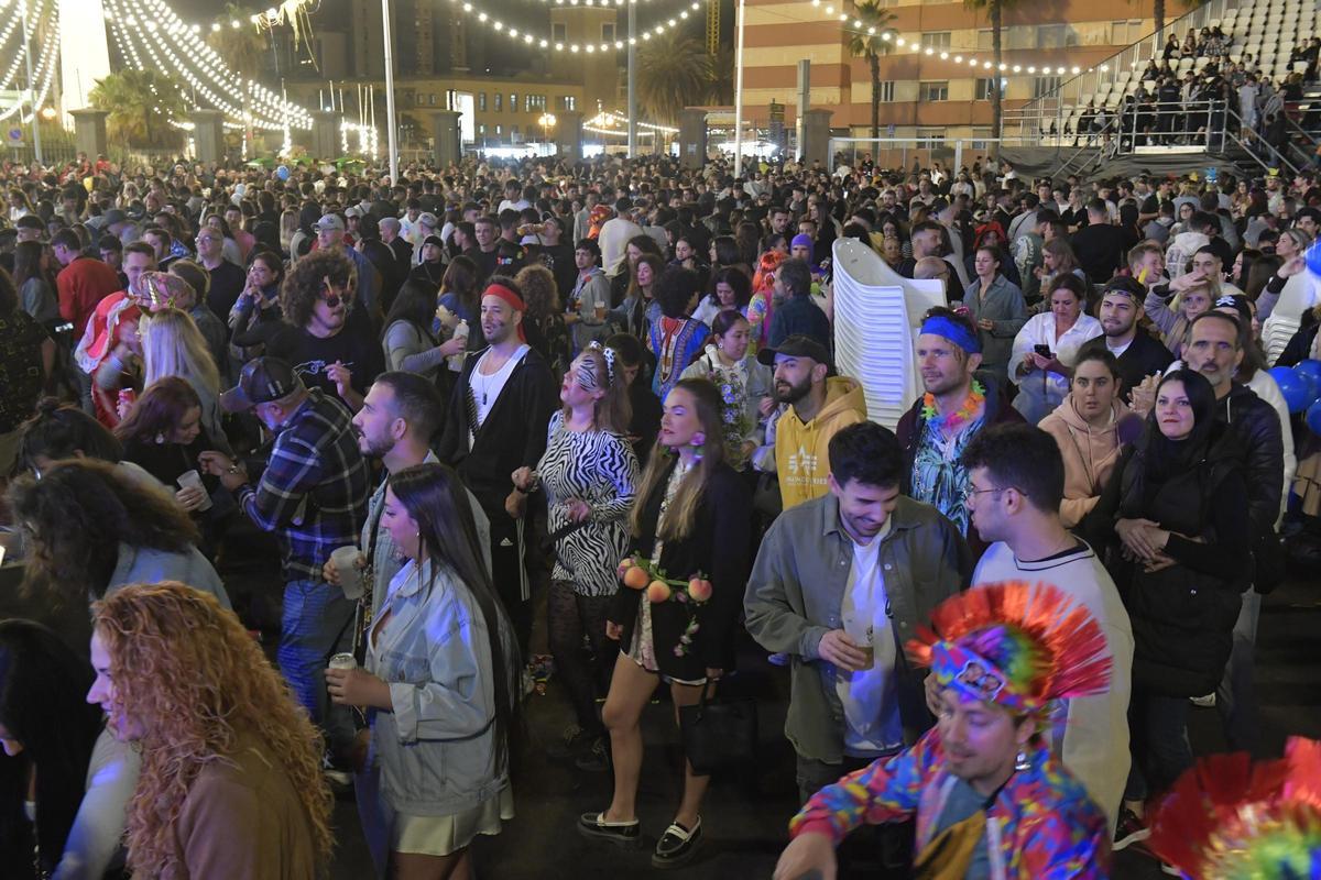 Imagen de archivo de los últimos mogollones, de 2024, en la zona de Belén María.