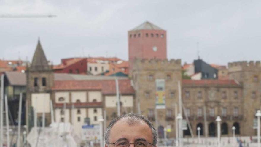 Pablo Guerrero, durante su paso por Gijón este verano.