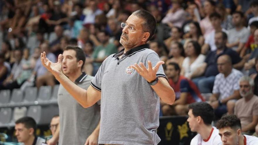 Pedro Martínez, durant el partit de semifinals a Lleida