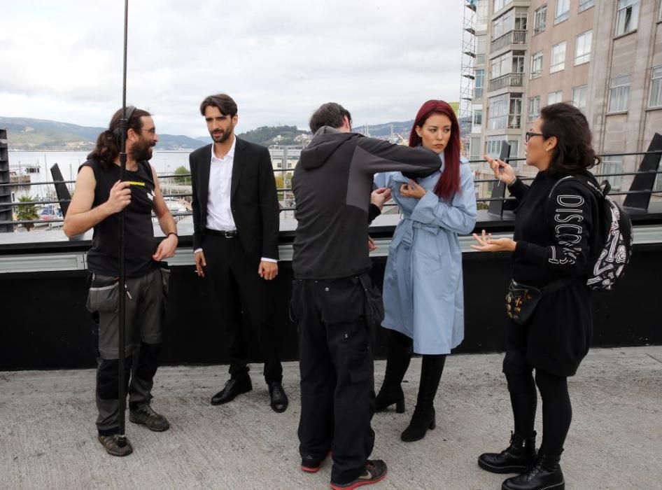 Telemundo rueda en Vigo 50 escenas para la serie Enemigo Íntimo, emitida por Netflix