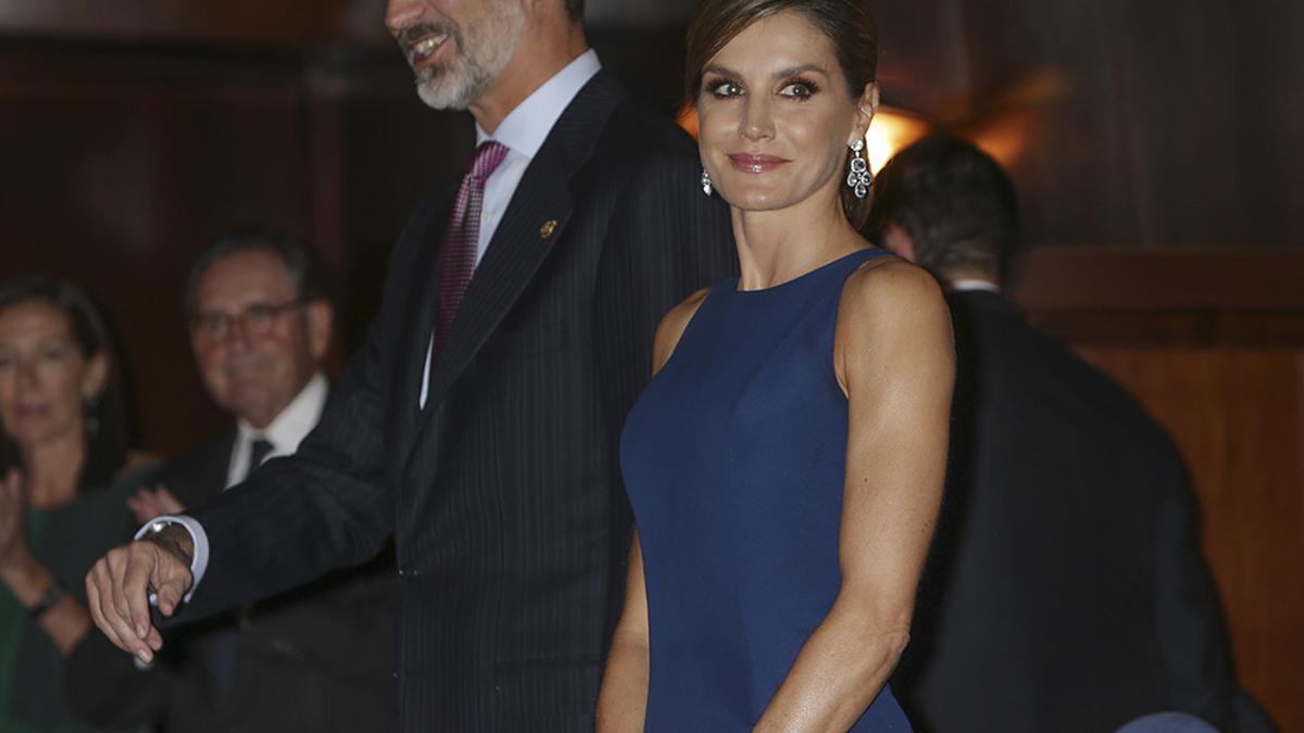 Letizia Ortiz luce un estupendo bronceado que le favore mucho