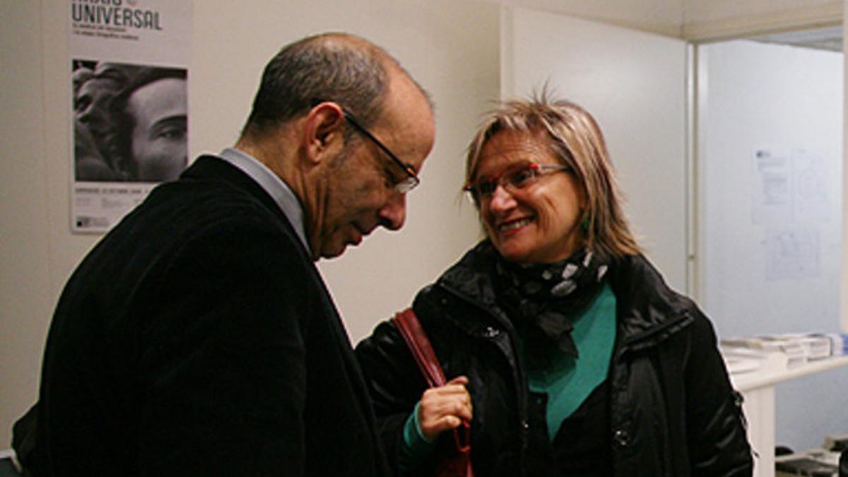 Francesc Baltasar e Imma Mayol, en el 2008.