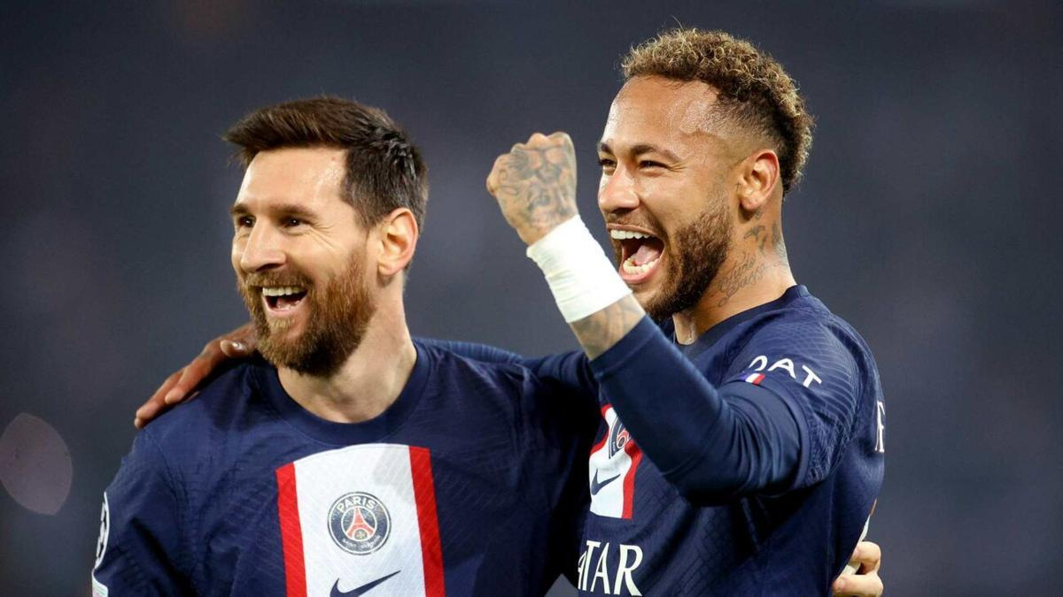 Messi y Neymar se reencontraron en el PSG tras su periplo en el Barça, con resultado diferente.