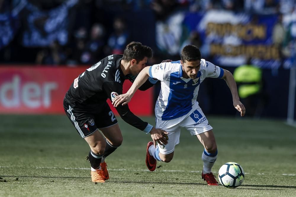 Las mejores fotografías de la derrota del equipo celeste en Butarque