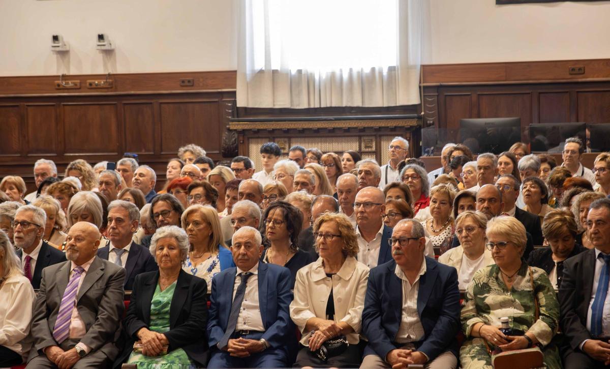 Asistentes a la graducación de la Unex en Salamanca.