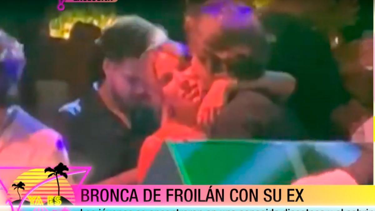 Tienen que separar a Froilán en una discoteca tras encontrarse a su expareja con otro chico