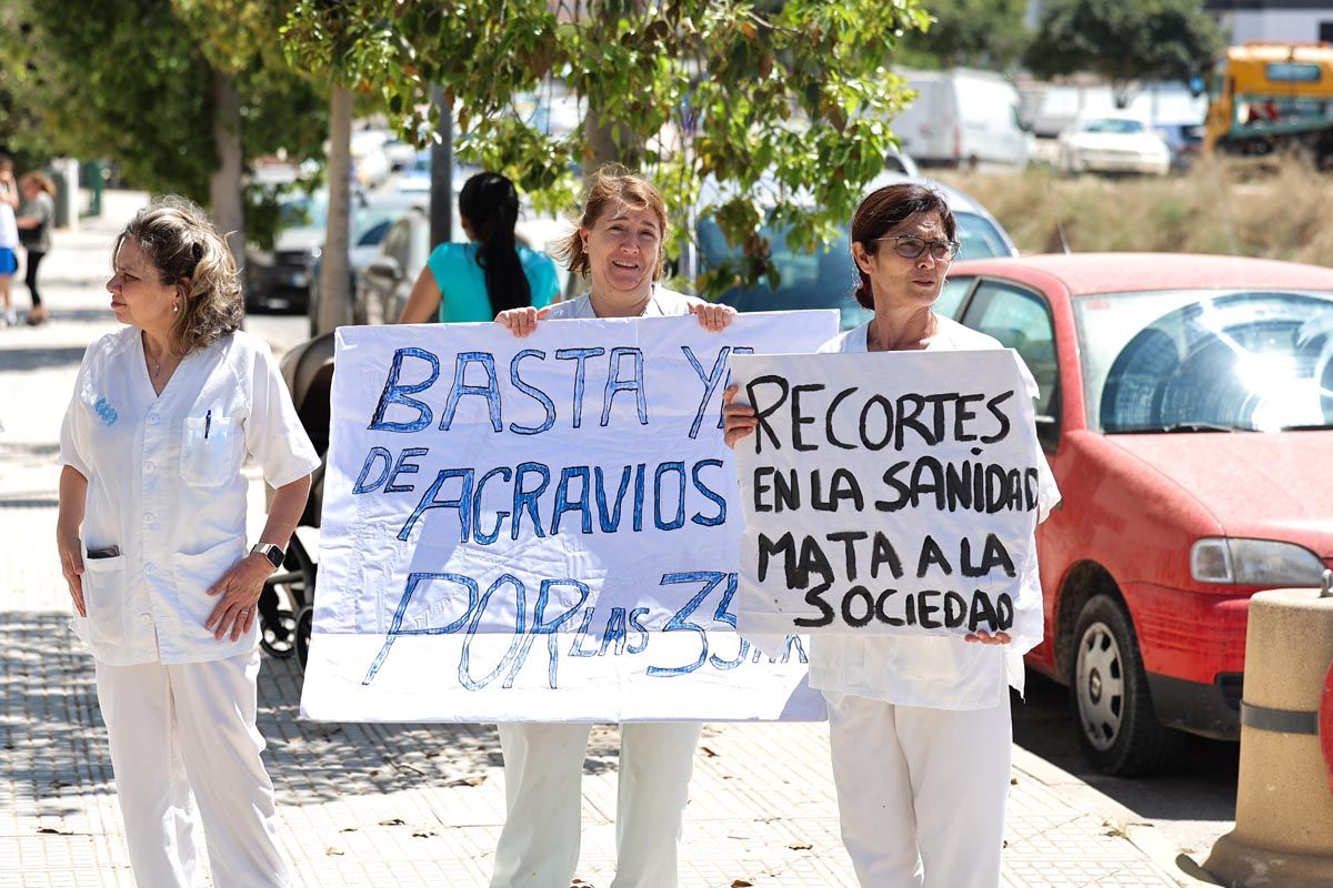 Las imágenes de la concentración de los trabajadores de Cas Serres