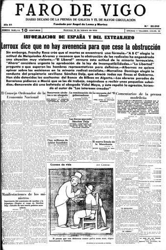 As «Cousas» de Castelao en Faro de Vigo