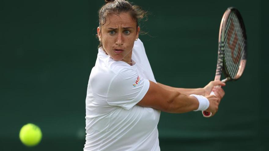 Sara Sorribes se queda a las puertas de la final en Wimbledon