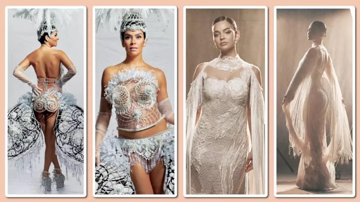 Los 'looks' de las Campanadas de Cristina Pedroche y Laura Escanes.