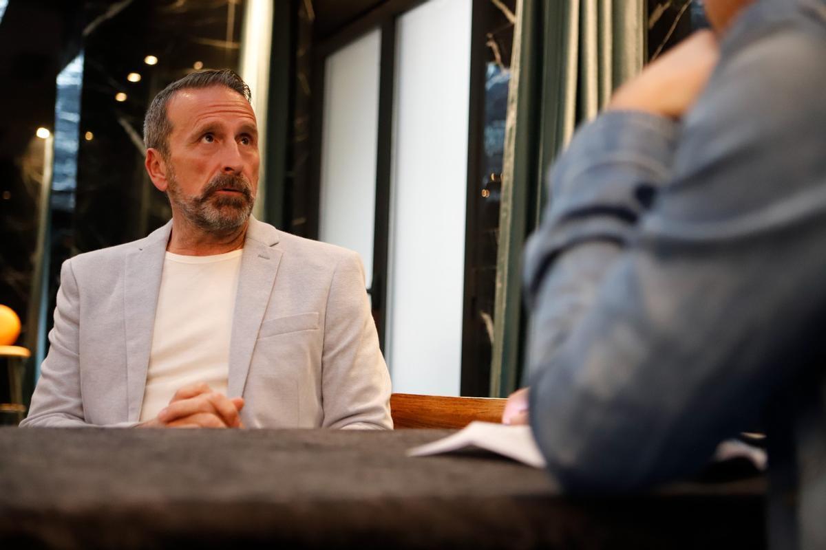 Joan Plaza, durante la realización de esta entrevista