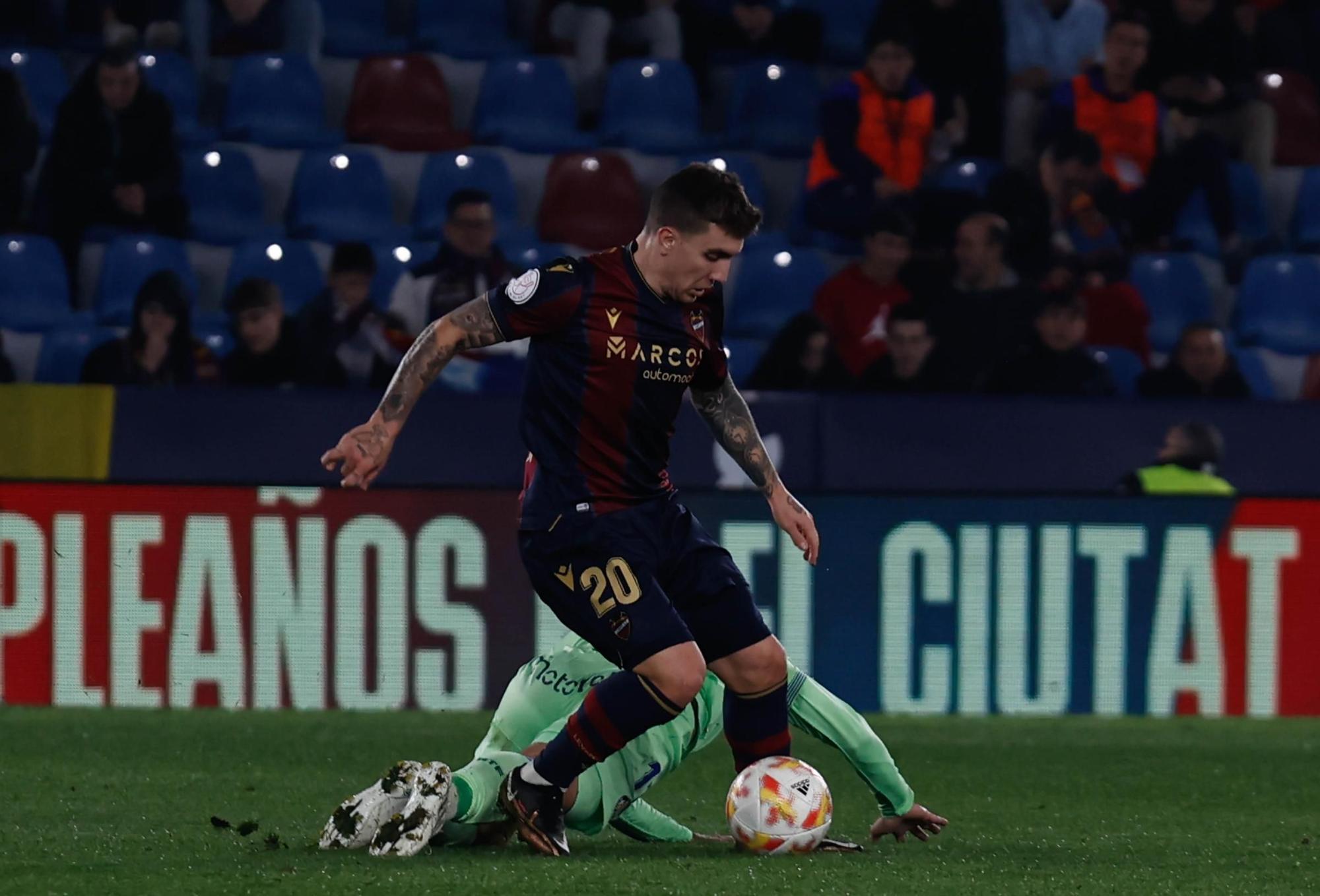 Las mejores imágenes del Levante UD- Getafe de Copa del Rey