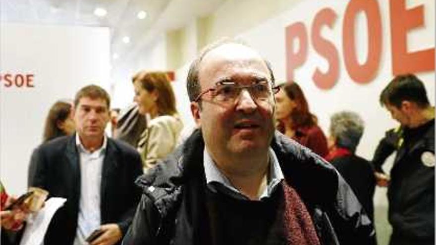 Miquel Iceta durant el Comitè Federal del PSOE celebrat a Madrid.