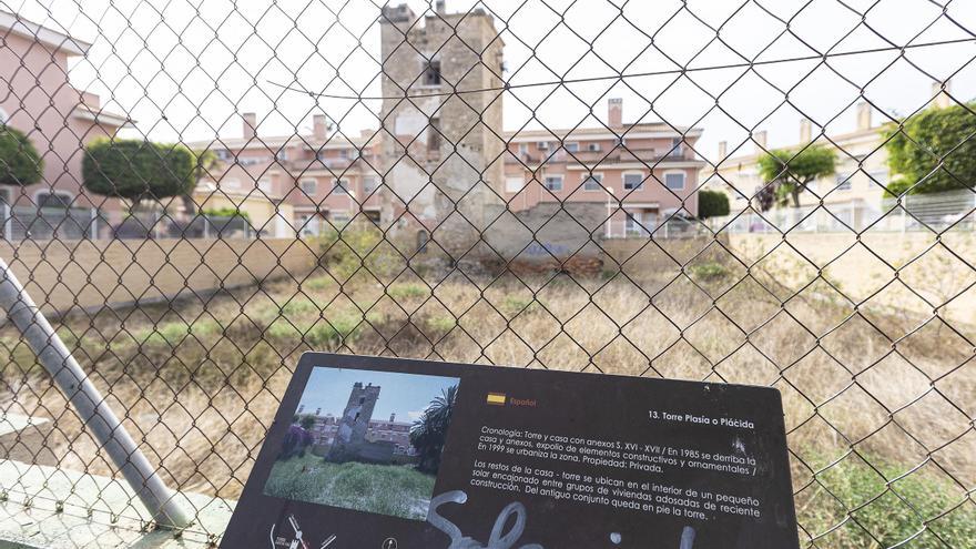 El reto de trasladar Torre Placia: un rompecabezas piedra a piedra y con recreación del entorno original en Alicante