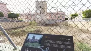 El traslado piedra a piedra de la Torre Placia de Alicante, en cuestión de días