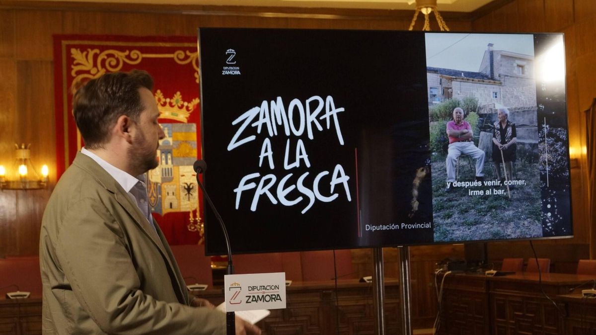 Presentación de la campaña de turismo &quot;Zamora a la fresca&quot;. Diputación de Zamora