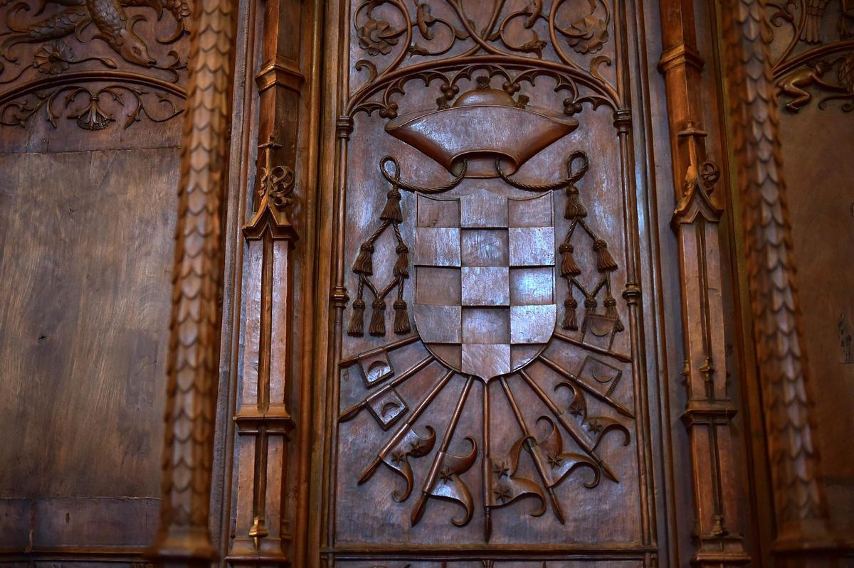 La sillería del coro del Monasterio de Yuste, al detalle