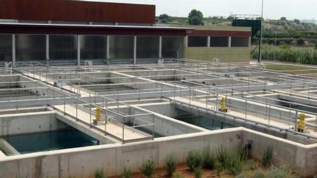La planta potabilizadora de la Ribera, una de las más grandes construidas en los últimos años.
