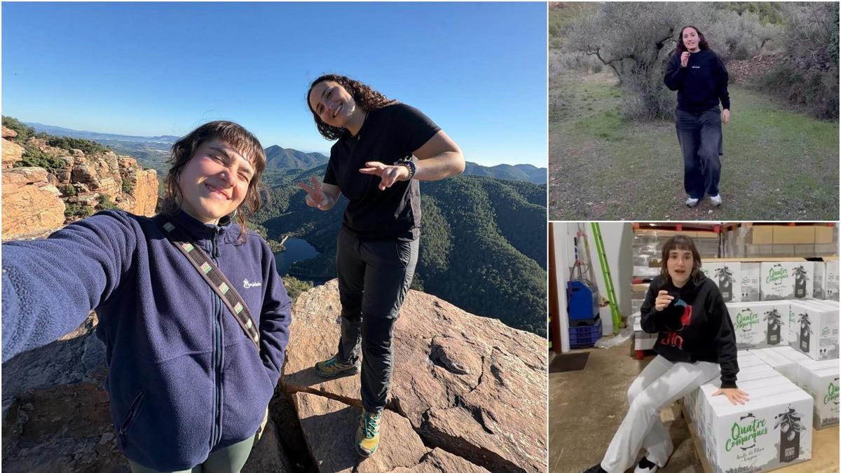 Alejandra i Sara donen veu als pobles de Castelló a TikTok