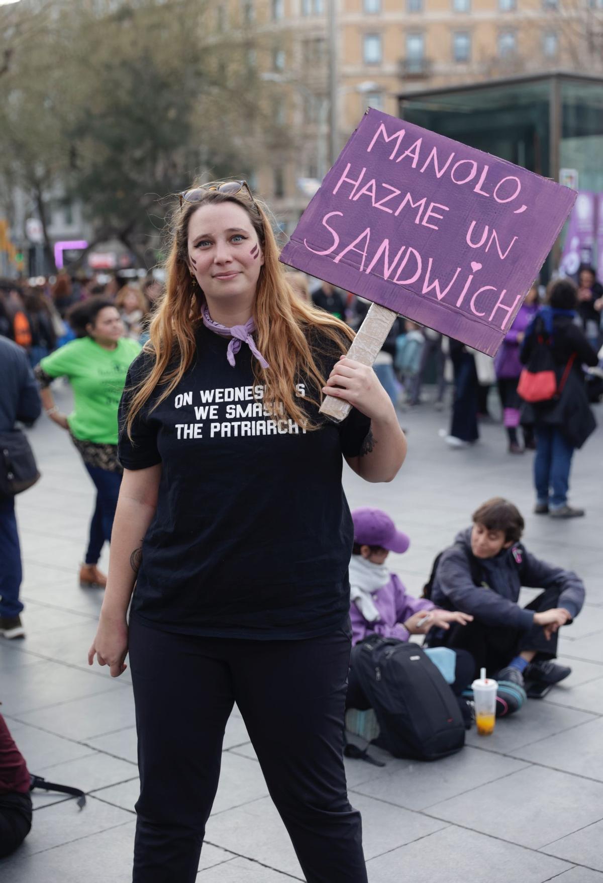 Manifestación del 8-M en Barcelona