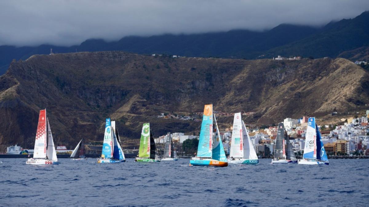 Regata Prólogo frente a la bahía de Santa Cruz de La Palma