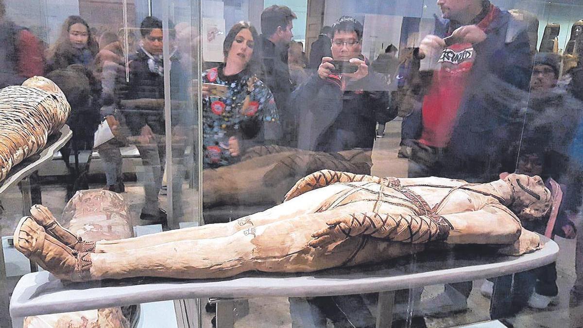 Una momia del Museo Británico.