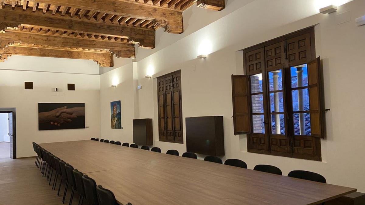 Aspecto actual que presenta el Salón Concordia restaurado. | SERVICIO ESPECIAL