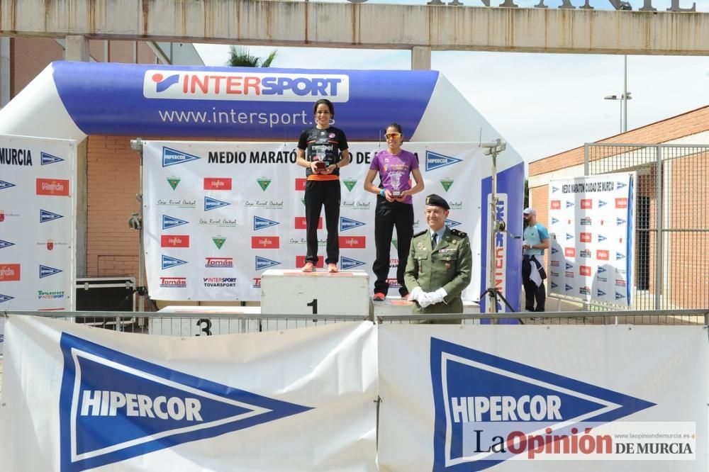 Media Maratón de Murcia: podios