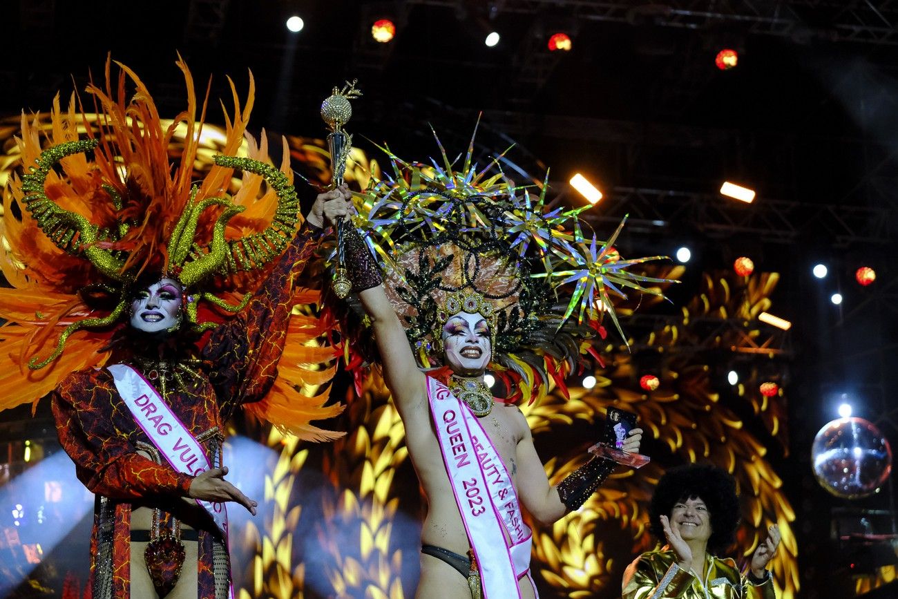 Shíky, drag Queen del Carnaval de Las Palmas de Gran Canaria 2023: coronación y actuación final