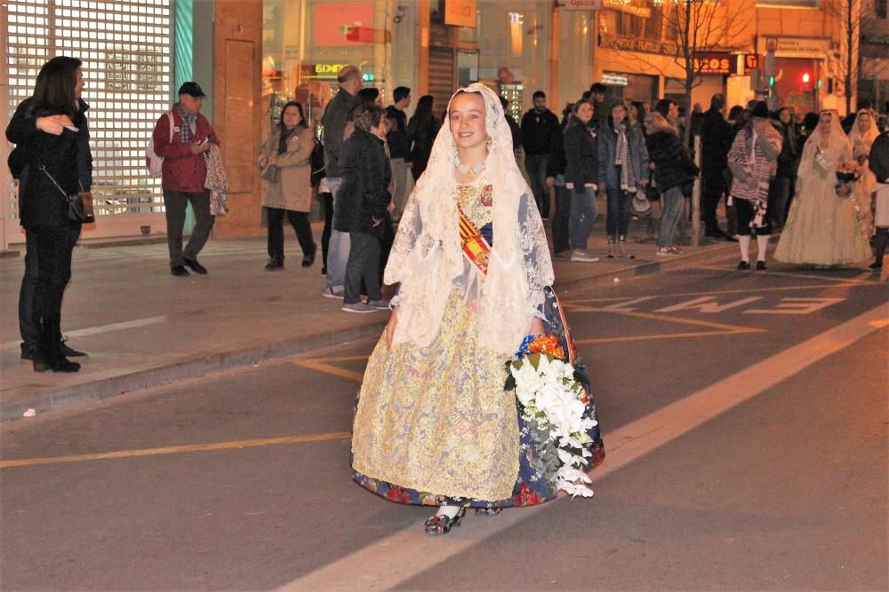 Ofrenda 2018: Así desfiló la fallera mayor infantil Daniela Gómez