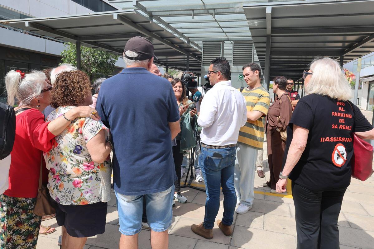 La movilización de los vecinos de Ibiza en contra del microparking en sa Real, en imágenes