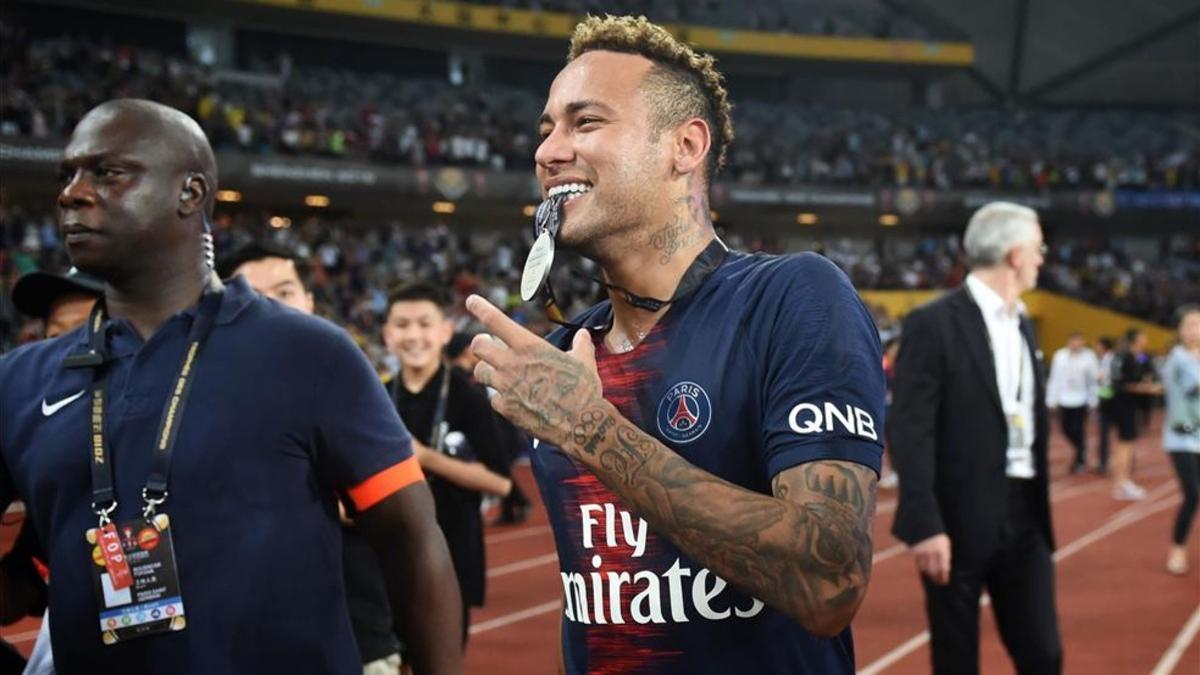 Neymar conquistó la Supercopa de Francia, el primer título de Tuchel con el PSG