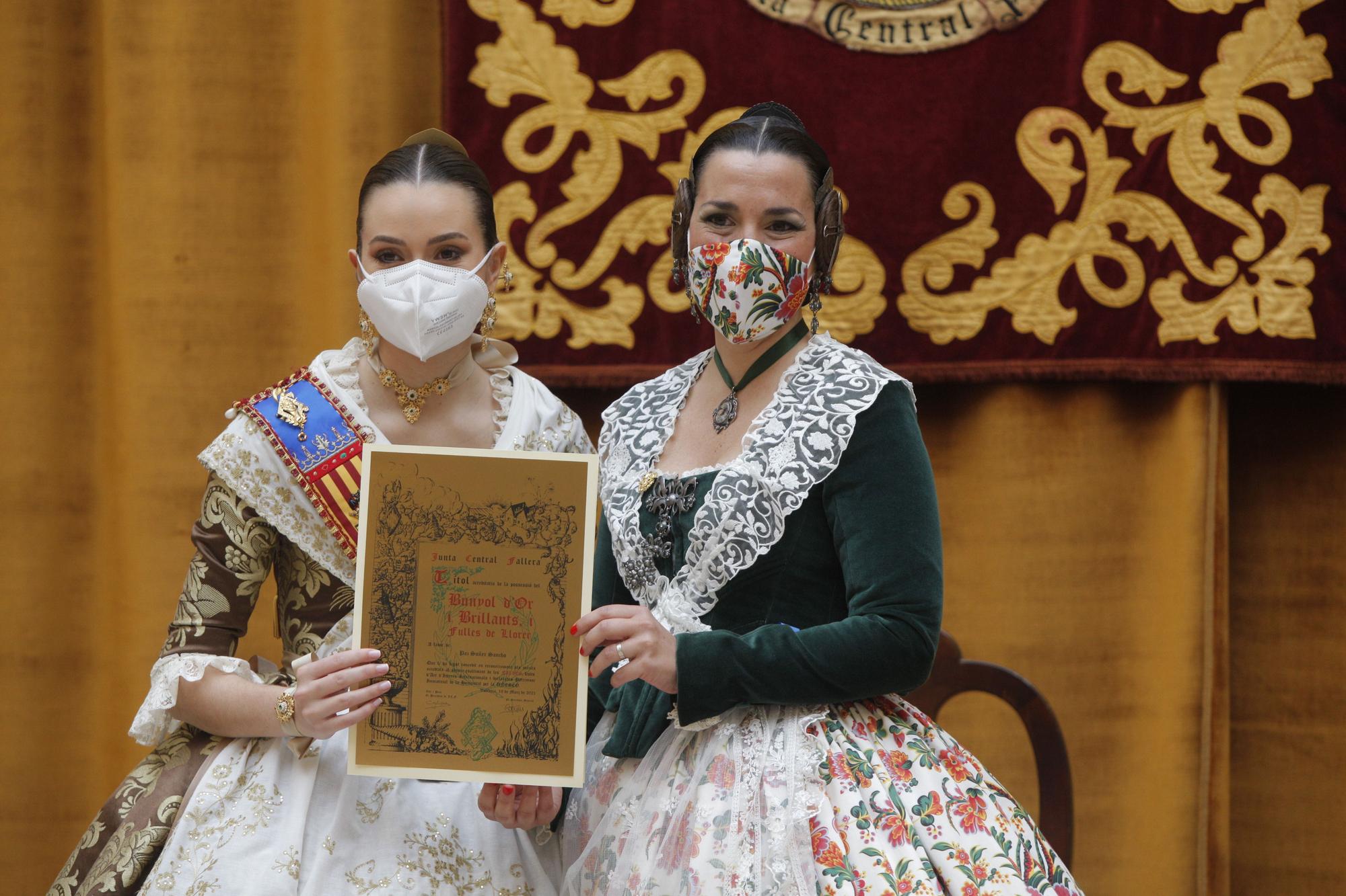 Las dos sesiones de homenaje de "brillants" en las fallas de Jesús