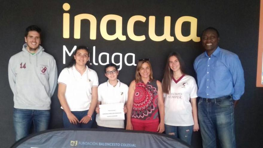 Los ganadores de la Copa Colegial, en Inacua.