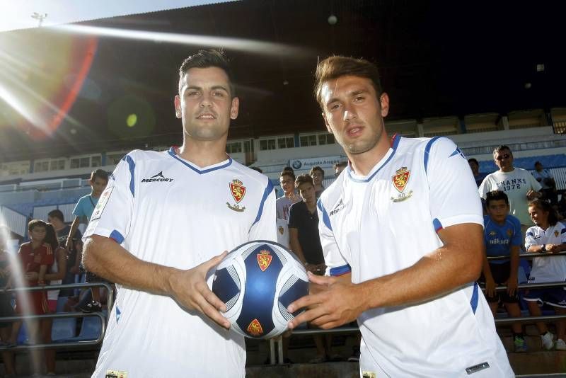 Presentación de Eldin y Dorca como nuevos jugadores del Real Zaragoza