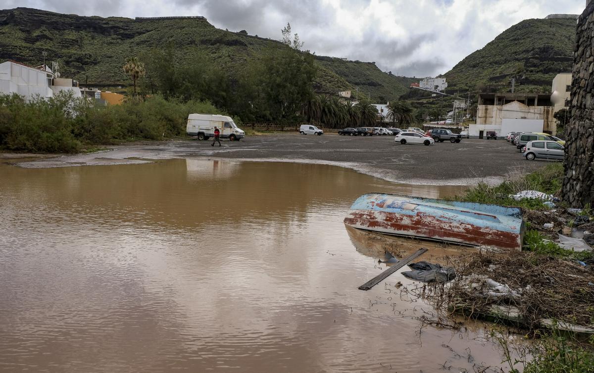 Efecto de la tormenta Therese norte de Gran Canaria