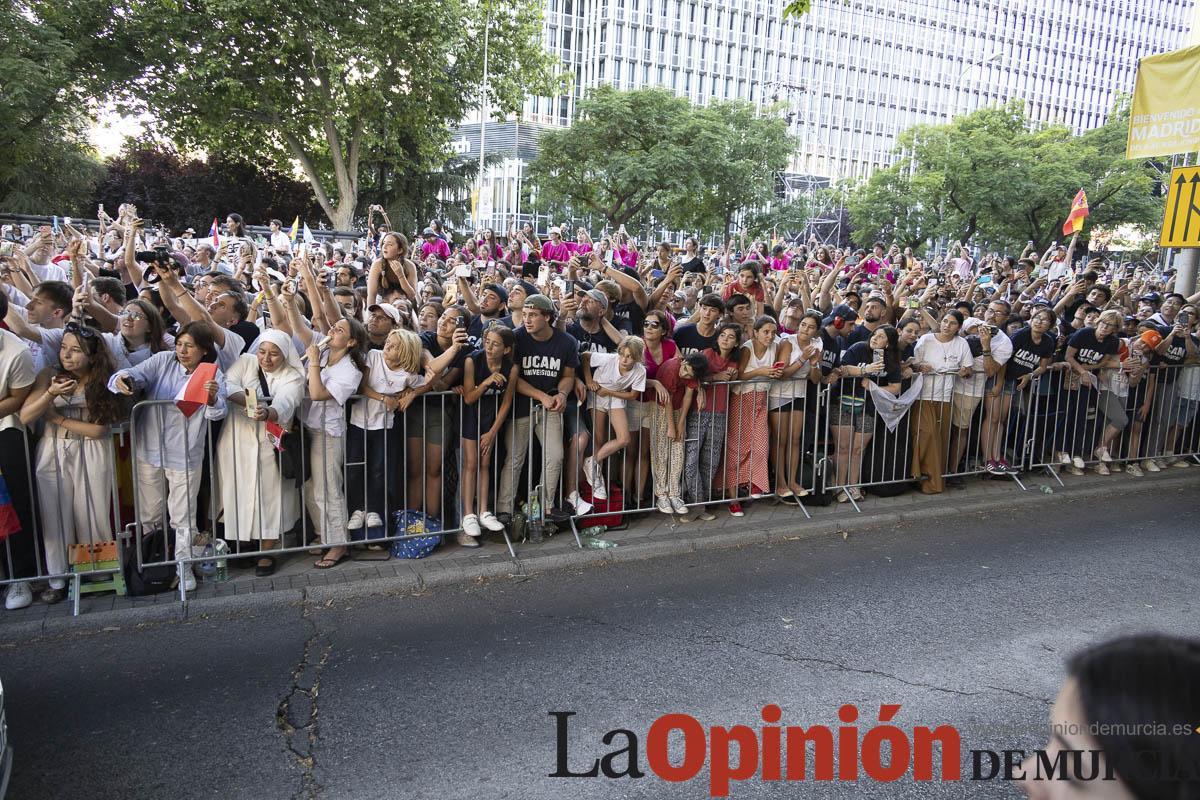 Murcianos presentes en la visita del Papa León XIV