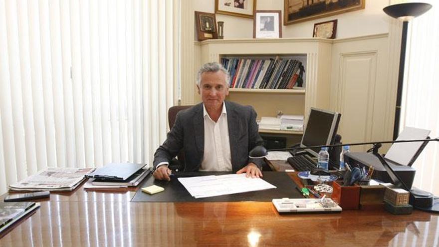 Paulino Plata ha cumplido un año al frente de la Autoridad Portuaria de Málaga.