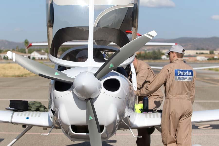 Patria, la escuela de pilotos finlandesa de Córdoba