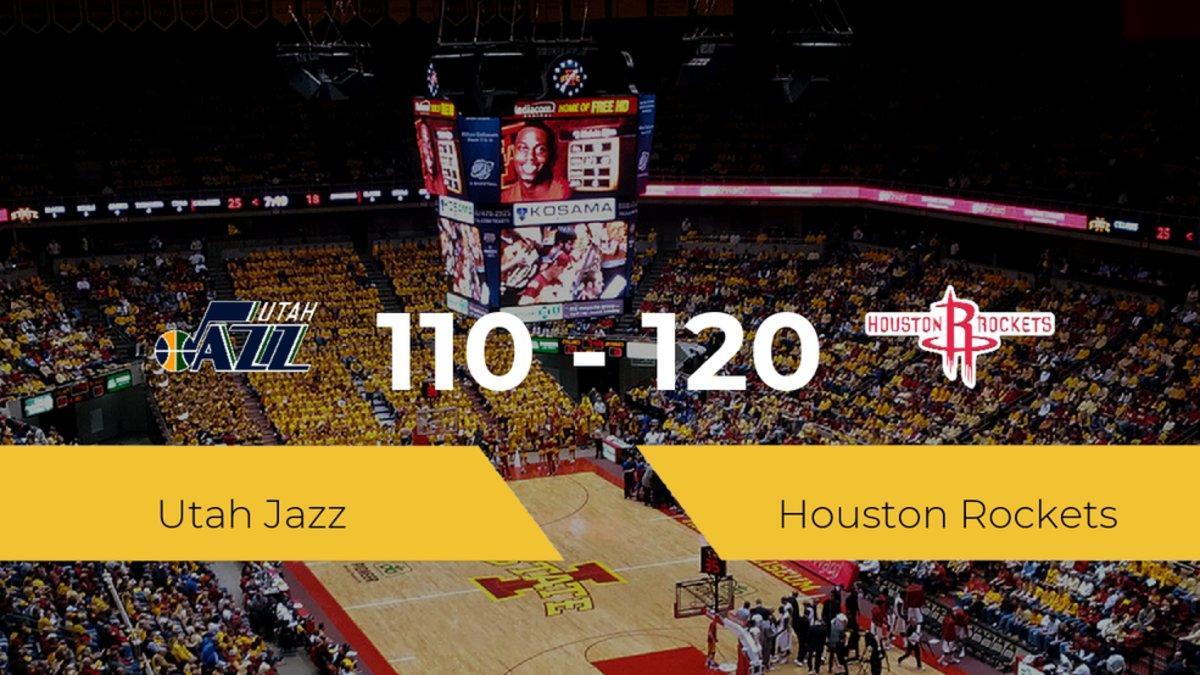 Triunfo de Houston Rockets ante Utah Jazz por 110-120