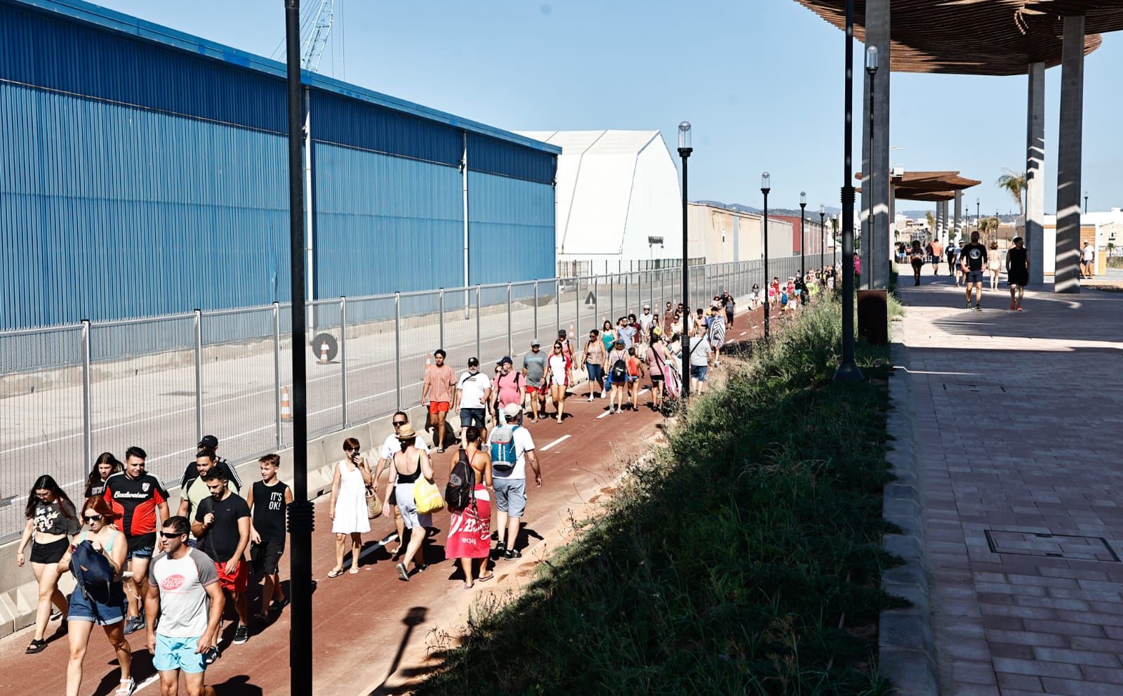 Cucañas marítimas en el Port de Sagunt con novedades