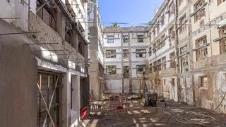 Un trozo de muralla y el refugio antiaéreo se conservarán en la futura Agencia de Salud Pública de Baleares