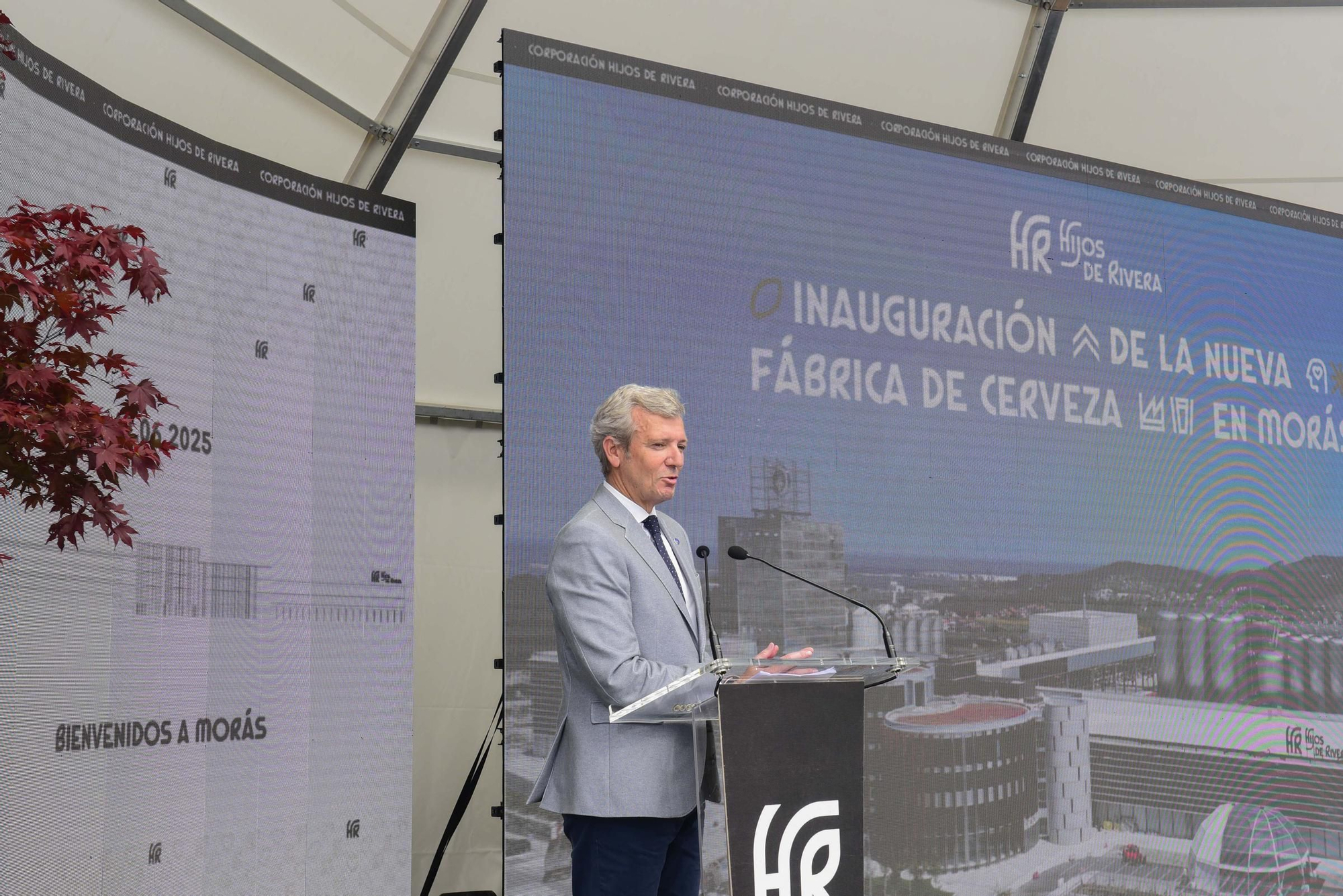Estrella Galicia inaugura su nueva planta de producción en el polígono de Morás